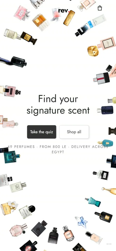متجر عطور rev على الموبايل